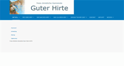 Desktop Screenshot of guter-hirte.org